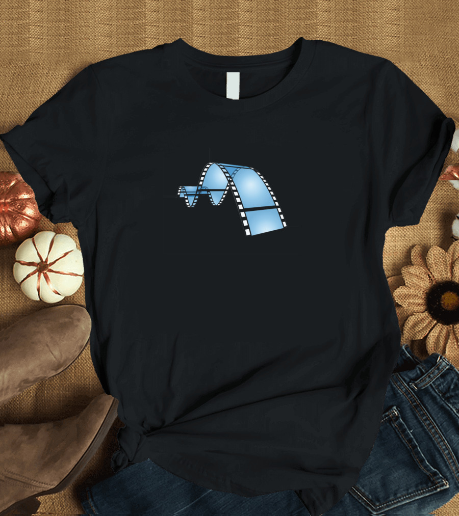Blue Film Strip T-Shirt