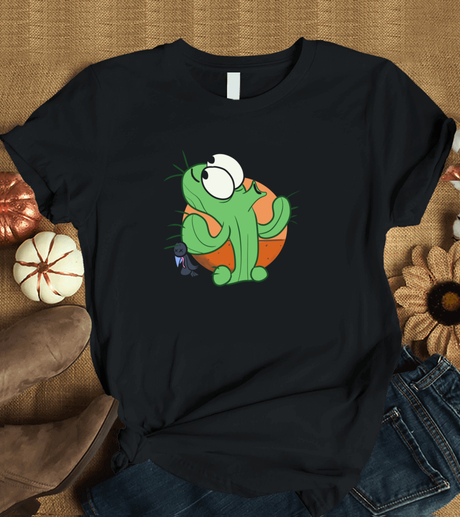 Nobody Suspects The Cactus Singing With A Dead Bird T-Shirt