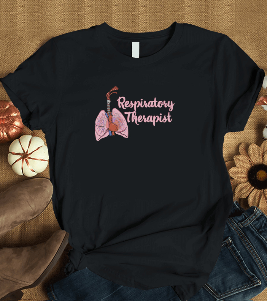 Respiratory Therapist Lung Anatomy T-Shirt