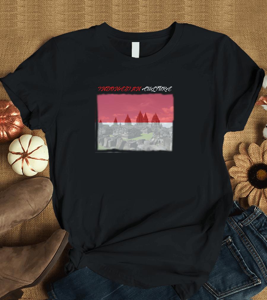 INDONESIAN CULTURE Temple Heritage Landscape T-Shirt