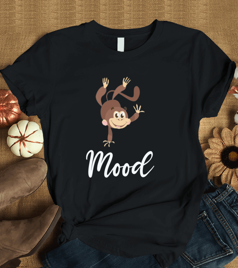 Mood Playful Monkey Adorable Antics T-Shirt