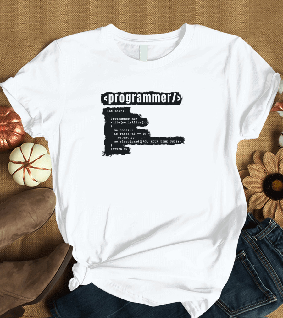 Programmer Code Loop Life Eat Sleep T-Shirt
