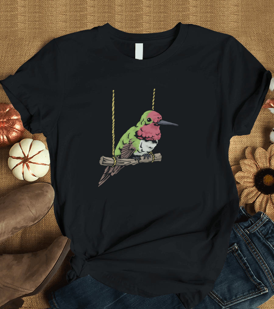 Hummingbird Swing Spirit Animal Hummin Bird T-Shirt