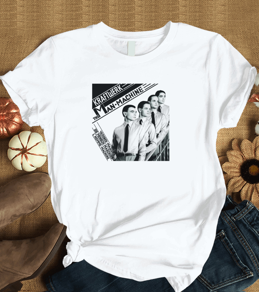 Kraftwerk The Man Machine Die Mensch Maschine 1978 Album Cover T-Shirt