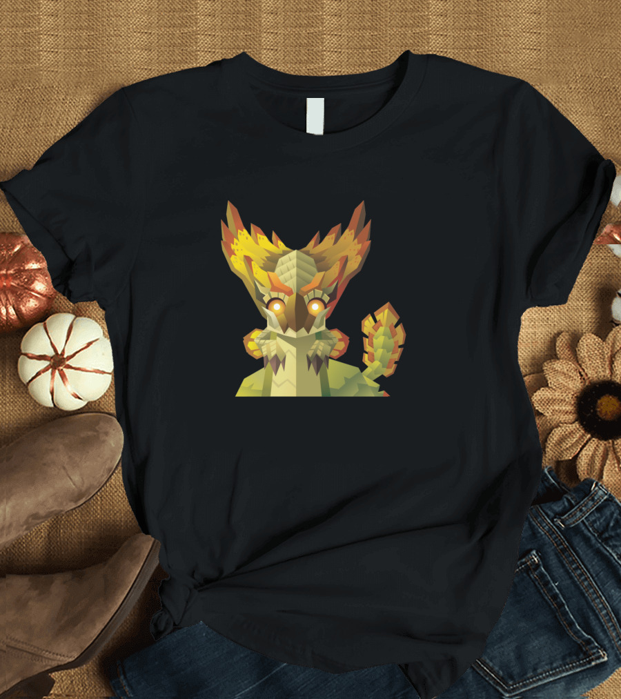 Najarala Monster Hunter Creature Geometric T-Shirt