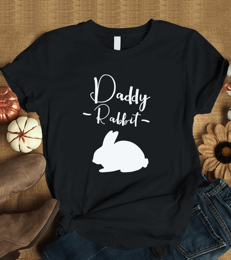 Papa Hase Daddy Rabbit Mutterschaft Familie T-Shirt
