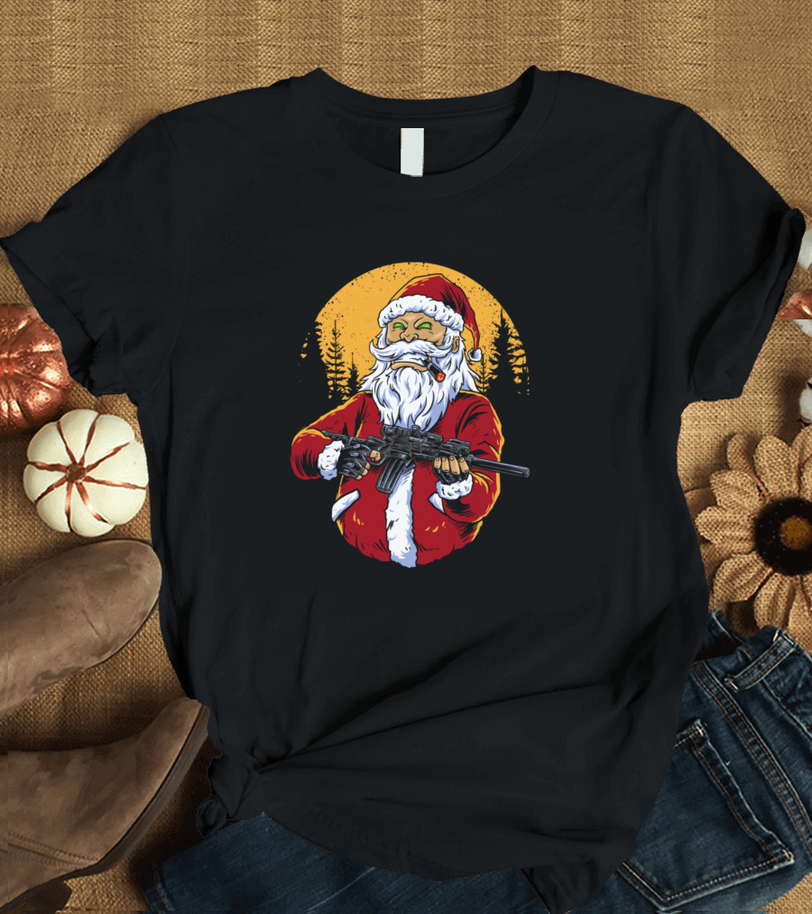 Santa Shot Em All T-Shirt