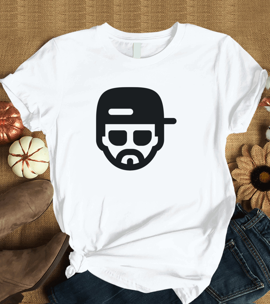 Rapper Iconic Silhouette with Cap and Sunglasses T-Shirt