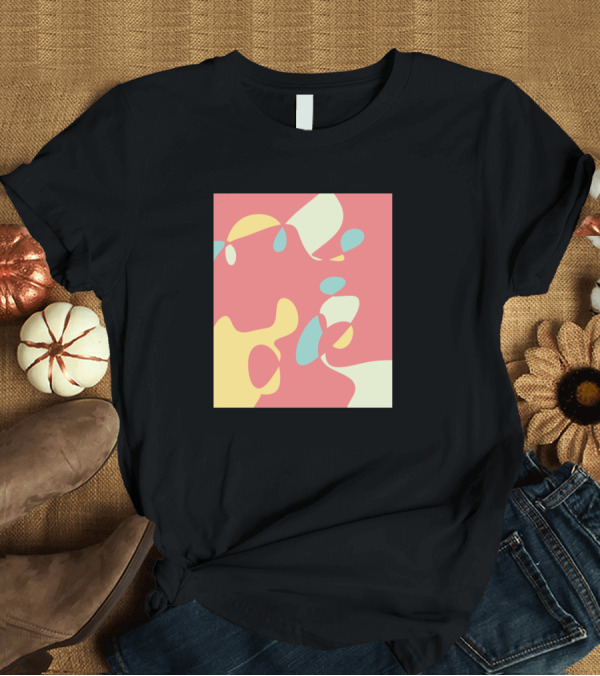 T-Shirt: Color Boom Abstract Pastel Palette T-Shirt Color Boom Abstract Pastel Palette T-Shirt