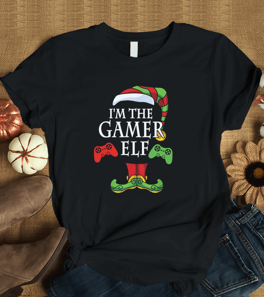 I'm The Gamer Elf Christmas Family Matching T-Shirt