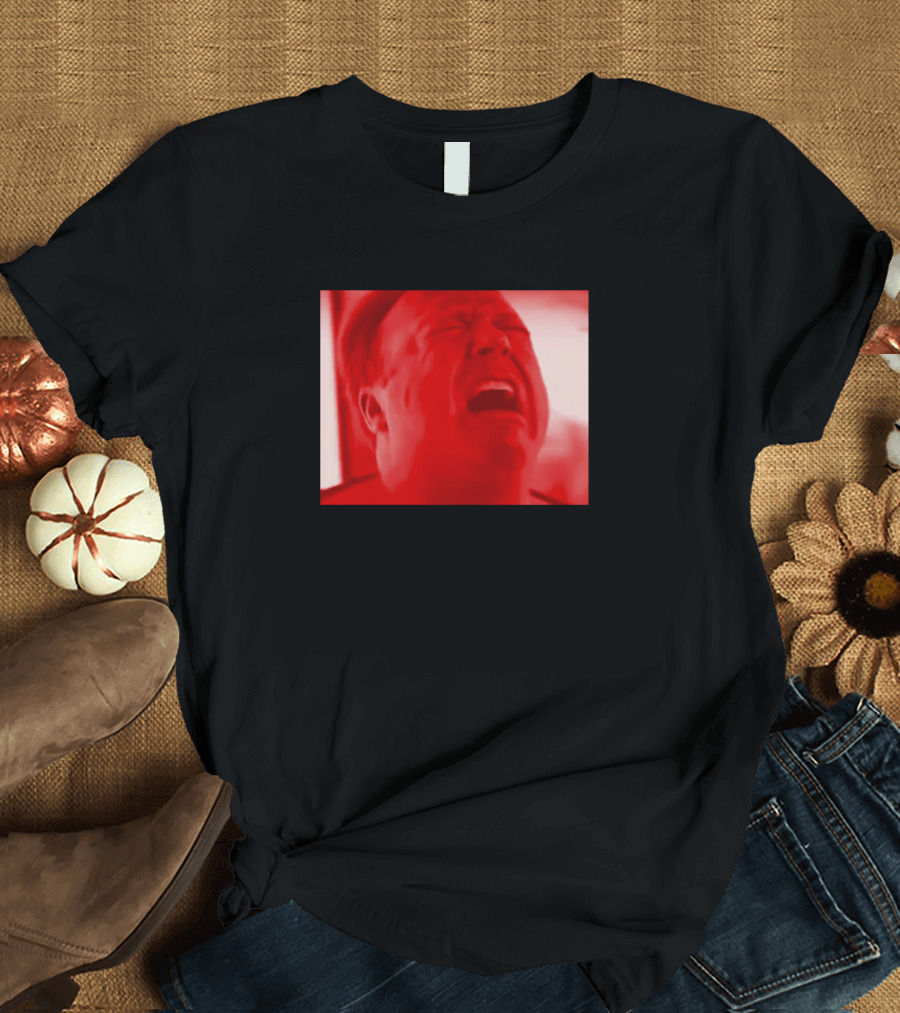 Alex Red Faced Jones Meme Rage Expression Fiery Reaction Image T-Shirt