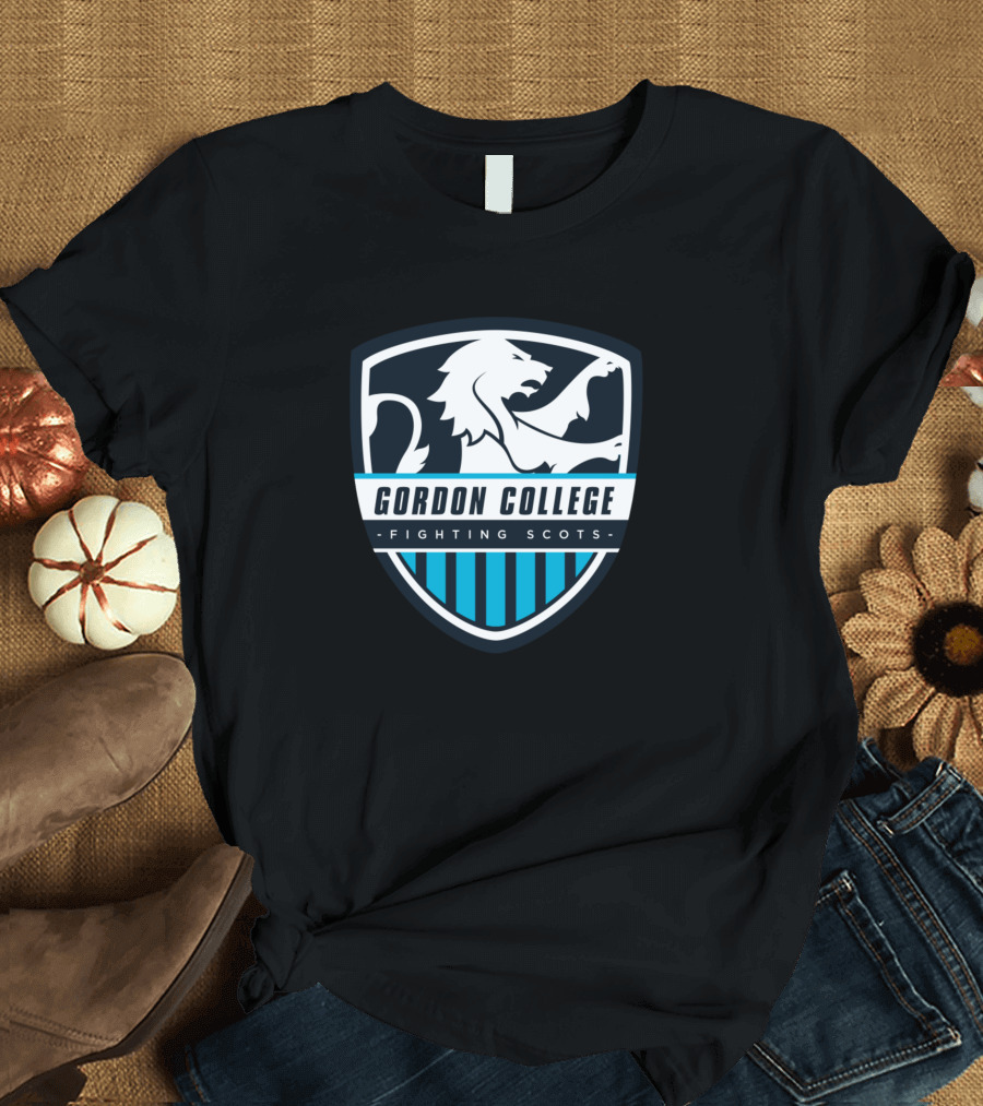 Gordon College Fighting Scots Shield Emblem T-Shirt