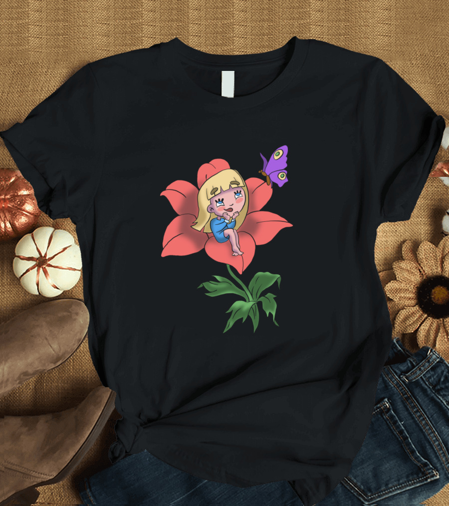 Little Thumbelina Blossom and Butterfly Magic T-Shirt