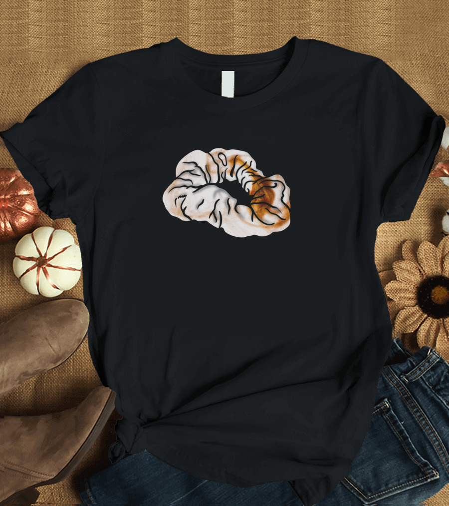 Scrunchies Coffee Fun Brown White Accessory T-Shirt