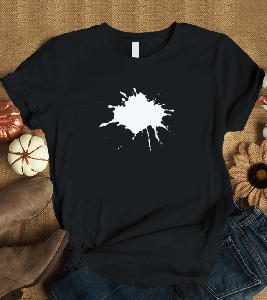 White Paint Splatter T-Shirt