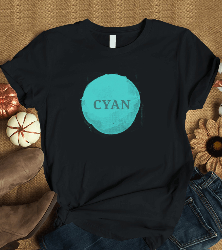 Cyan Circle T-Shirt