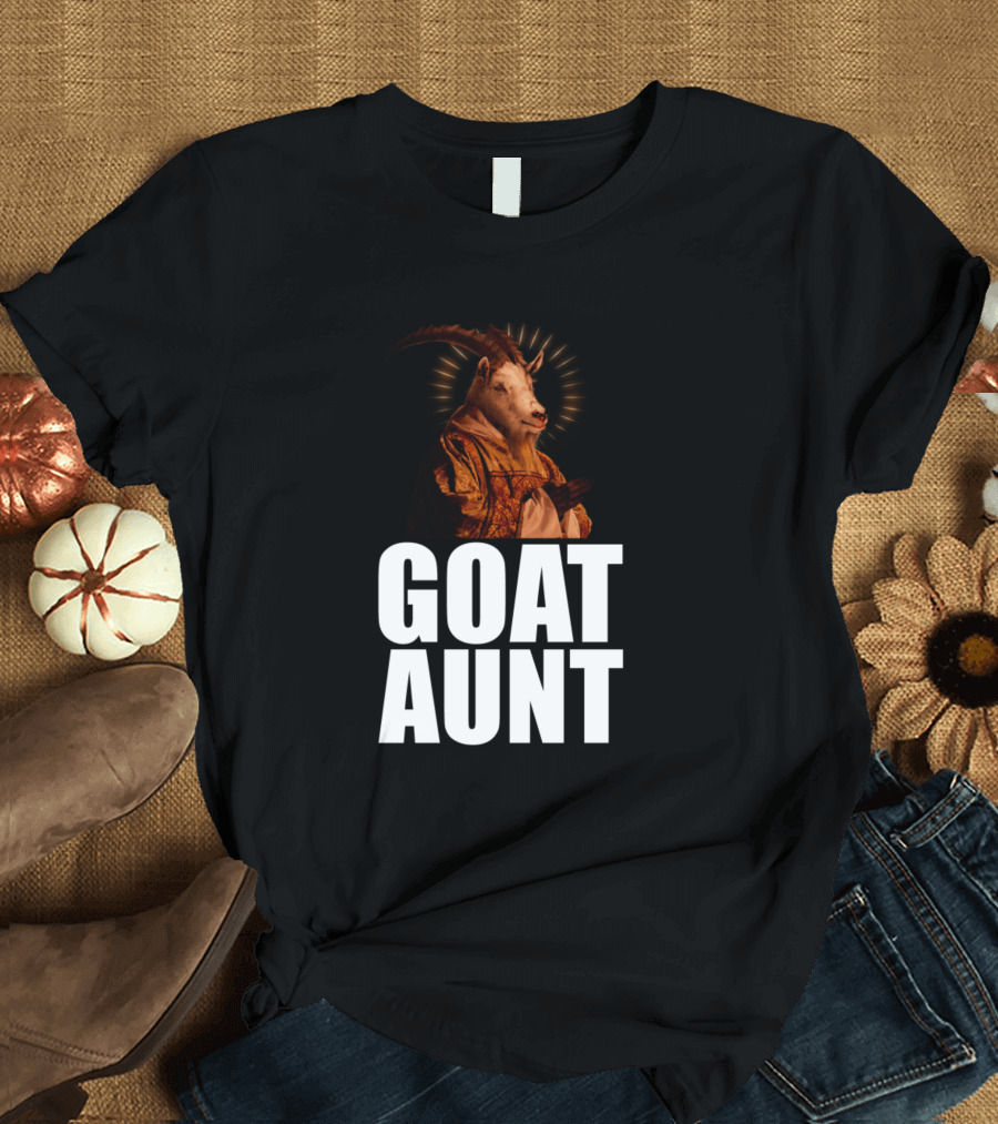 GOAT AUNT Haloed Goat T-Shirt