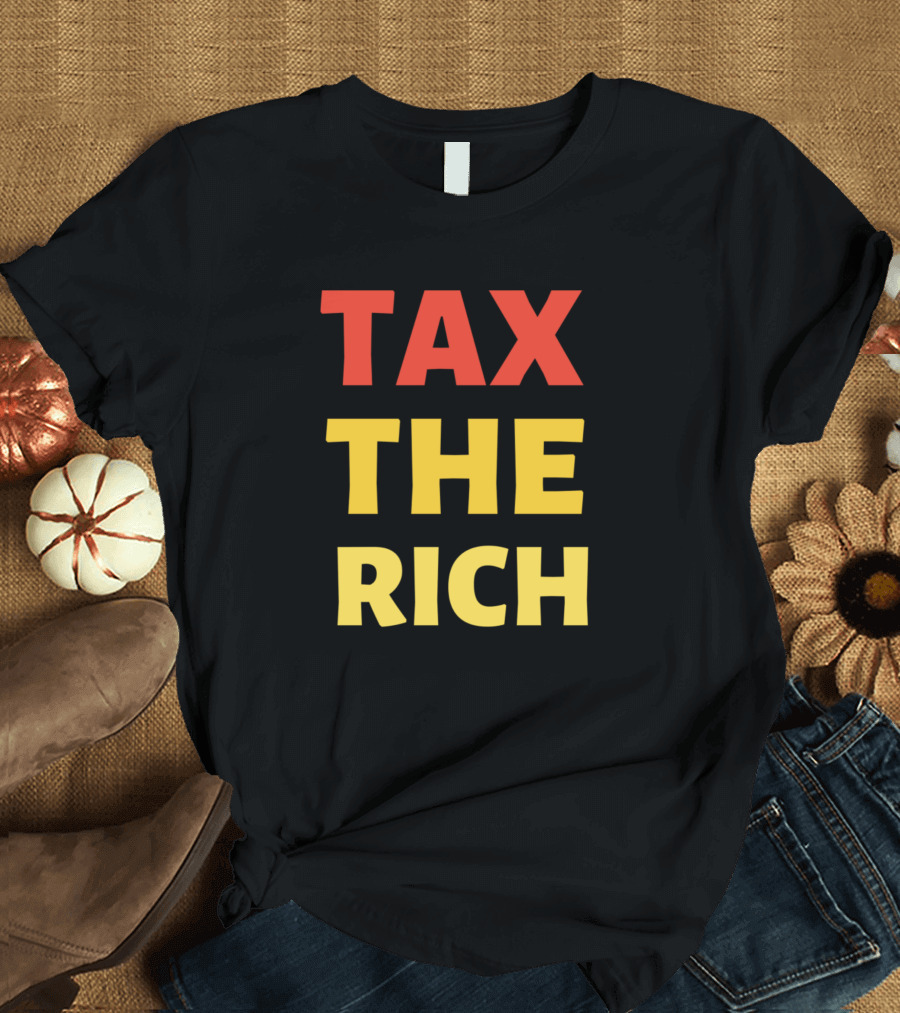 Tax The Rich AOC Retro Vintage Anti Capitalist Pol T-Shirt