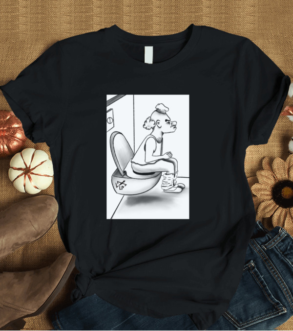 T-Shirt: Bakker VLP Cartoon Toilet Scene T-Shirt Bakker VLP Cartoon Toilet Scene T-Shirt