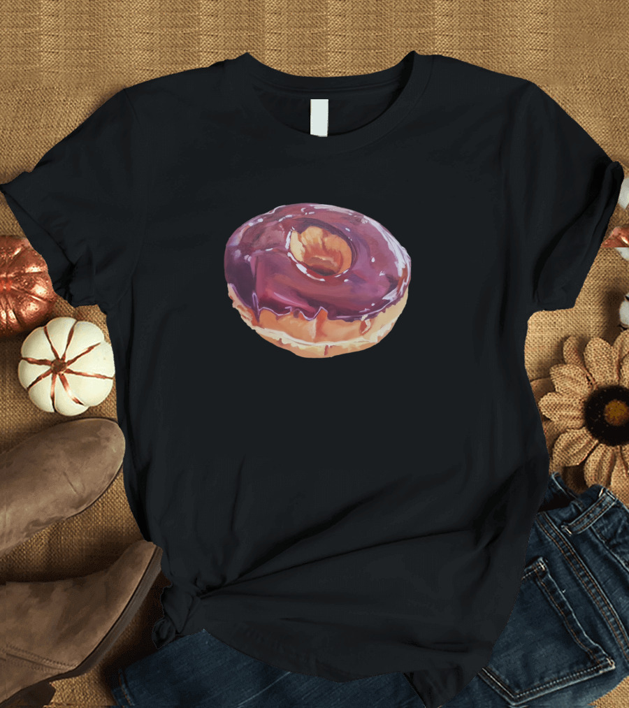 Chocolate Dip Donut Delight with Rich Glaze T-Shirt