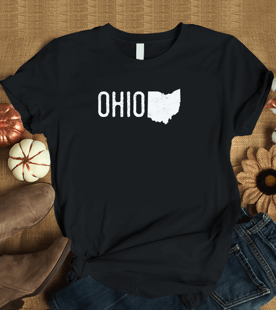 Ohio State Map T-Shirt