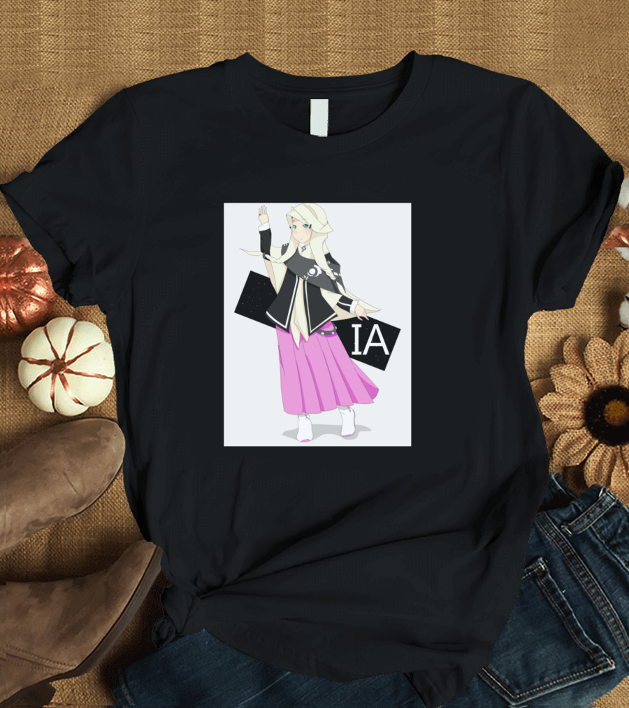 IA Wanita Shopping Anime Character T-Shirt