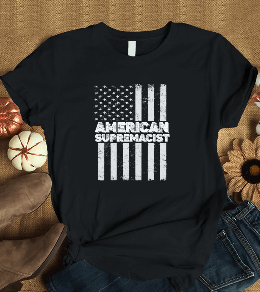 American Supremacist USA Flag T-Shirt