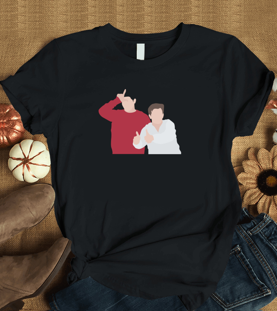 Joey And Chandler Friends Iconic Pose T-Shirt