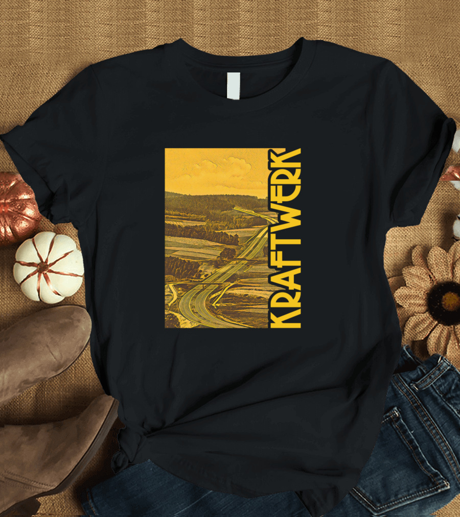 Kraftwerk Autobahn Retro Fanart T-Shirt