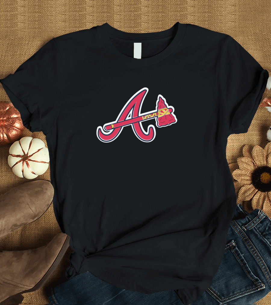Atlanta Braves Tomahawk Logo Official Merchandise T-Shirt