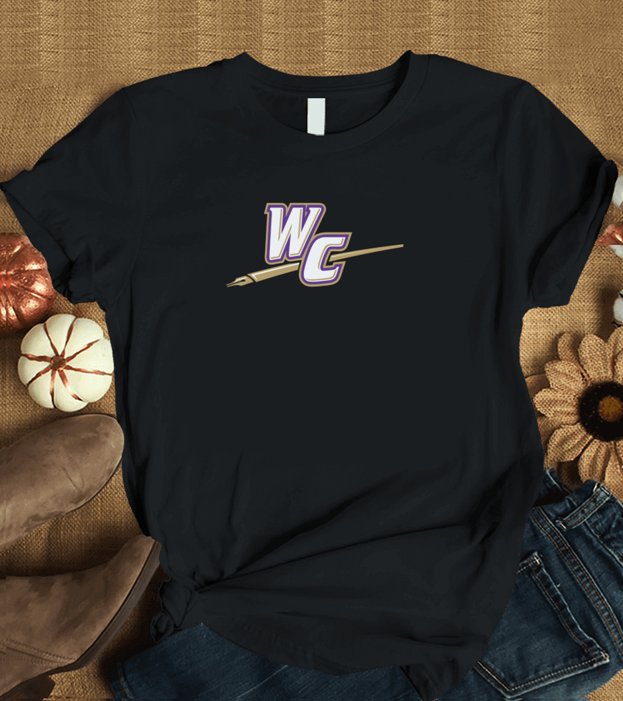 Whittier College WC Athletic Logo Pen T-Shirt