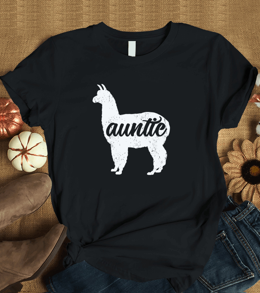 Auntie Llama for Aunt Llama and Alpaca Lover T-Shirt