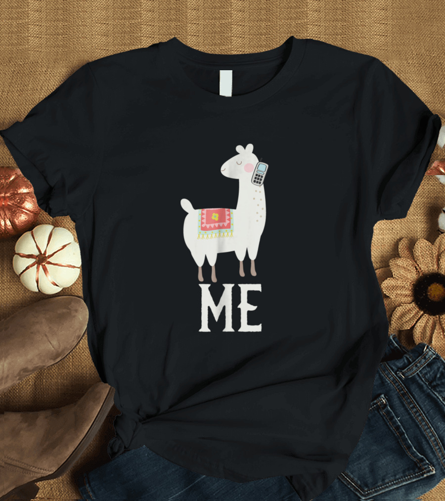 Camiseta De Llama Chistosa Me Llama Me T-Shirt