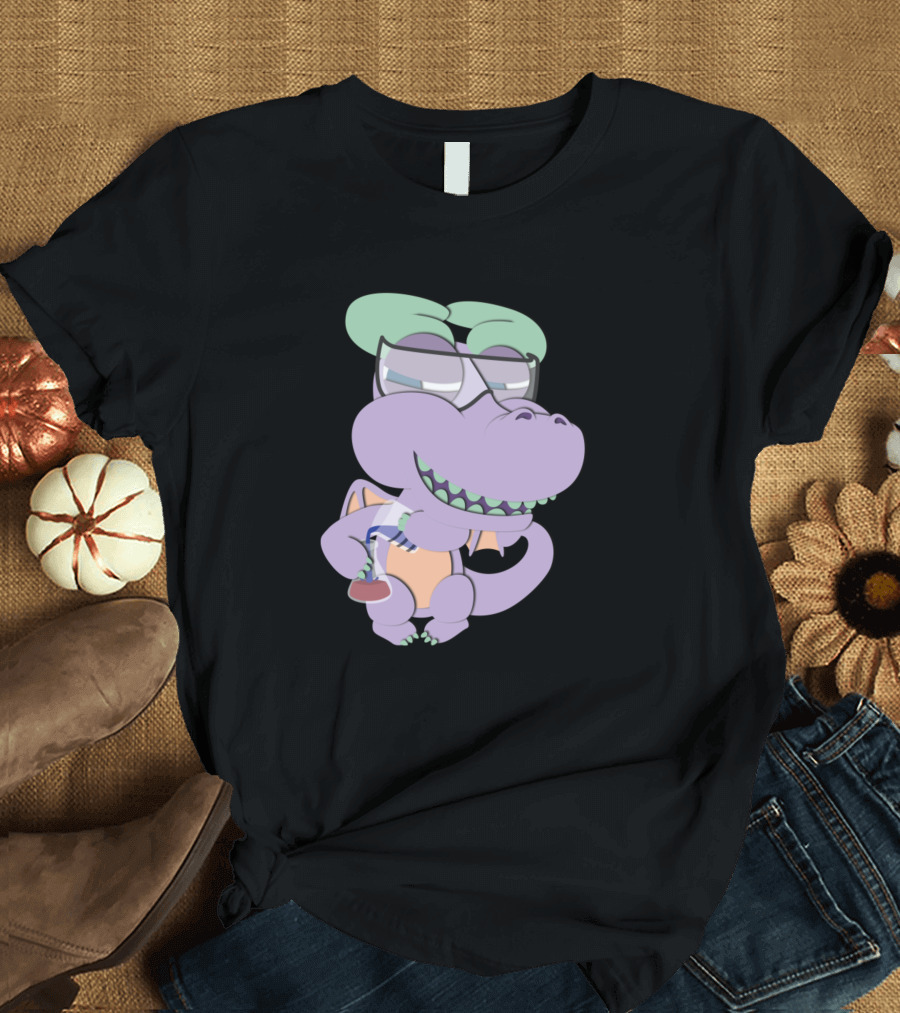 Dragon Scientist What Could Possibly Go Wrong Experiment Flask T-Shirt