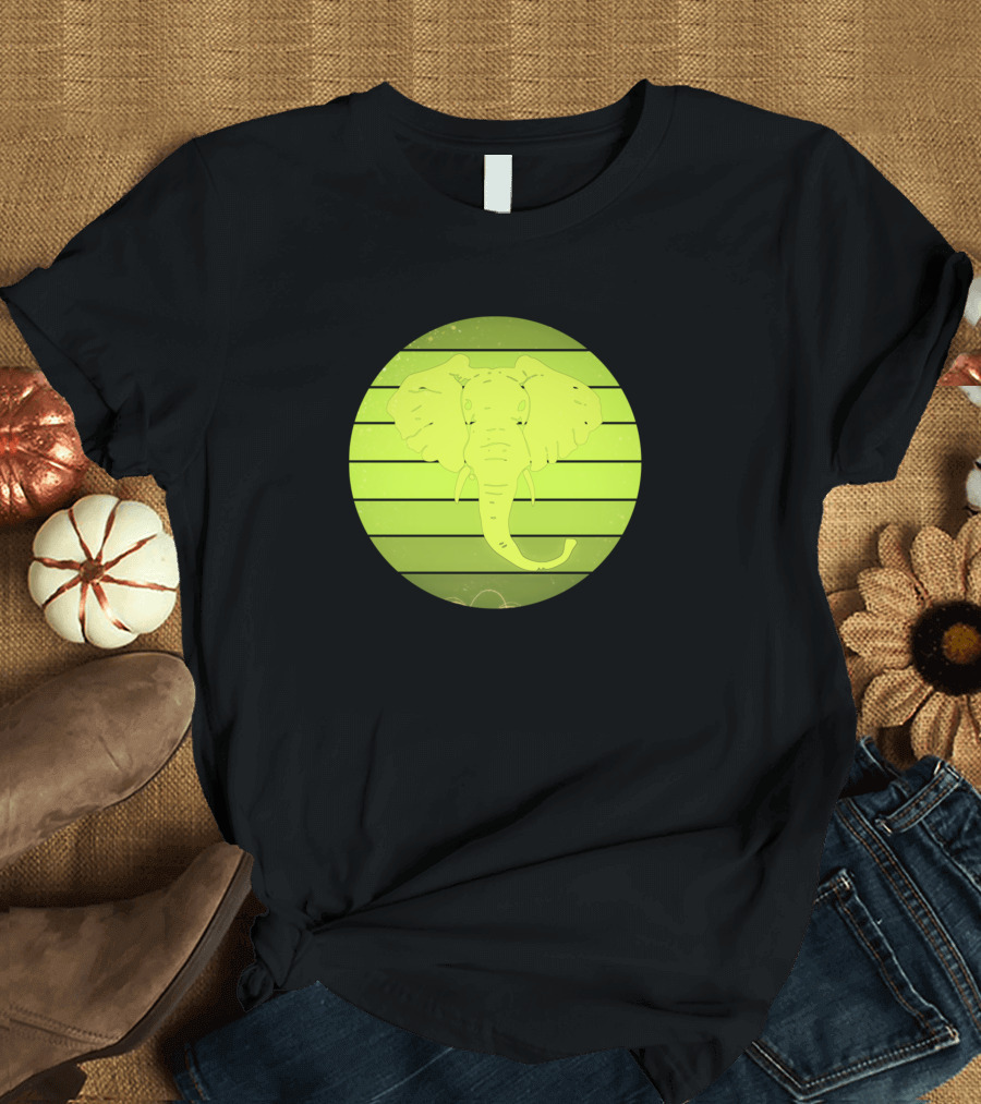 Elephant Animal Sun Africa Rabbit T-Shirt