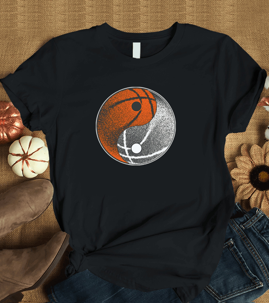 Yin Yang Basketball T-Shirt