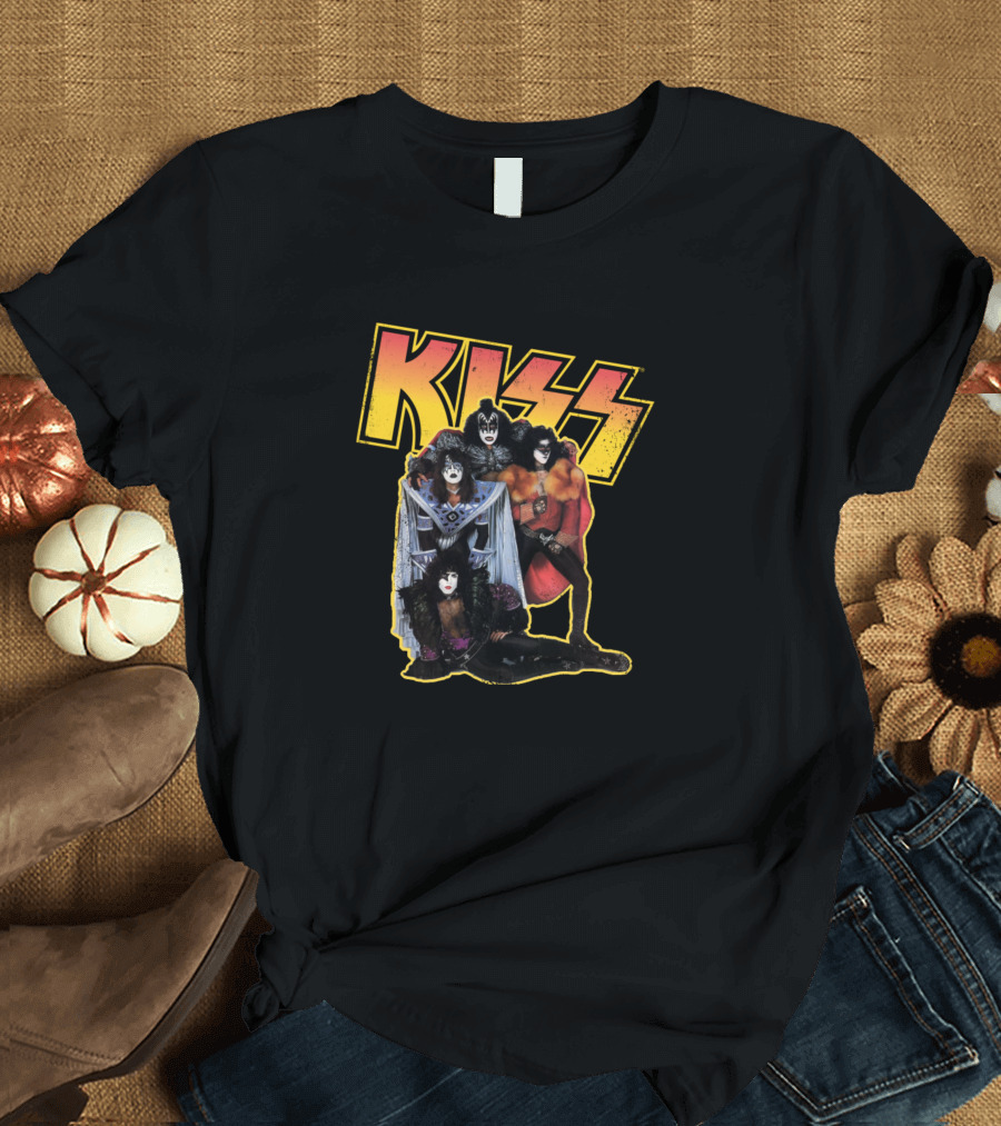 Klassic Kiss 1980 Band Photo T-Shirt
