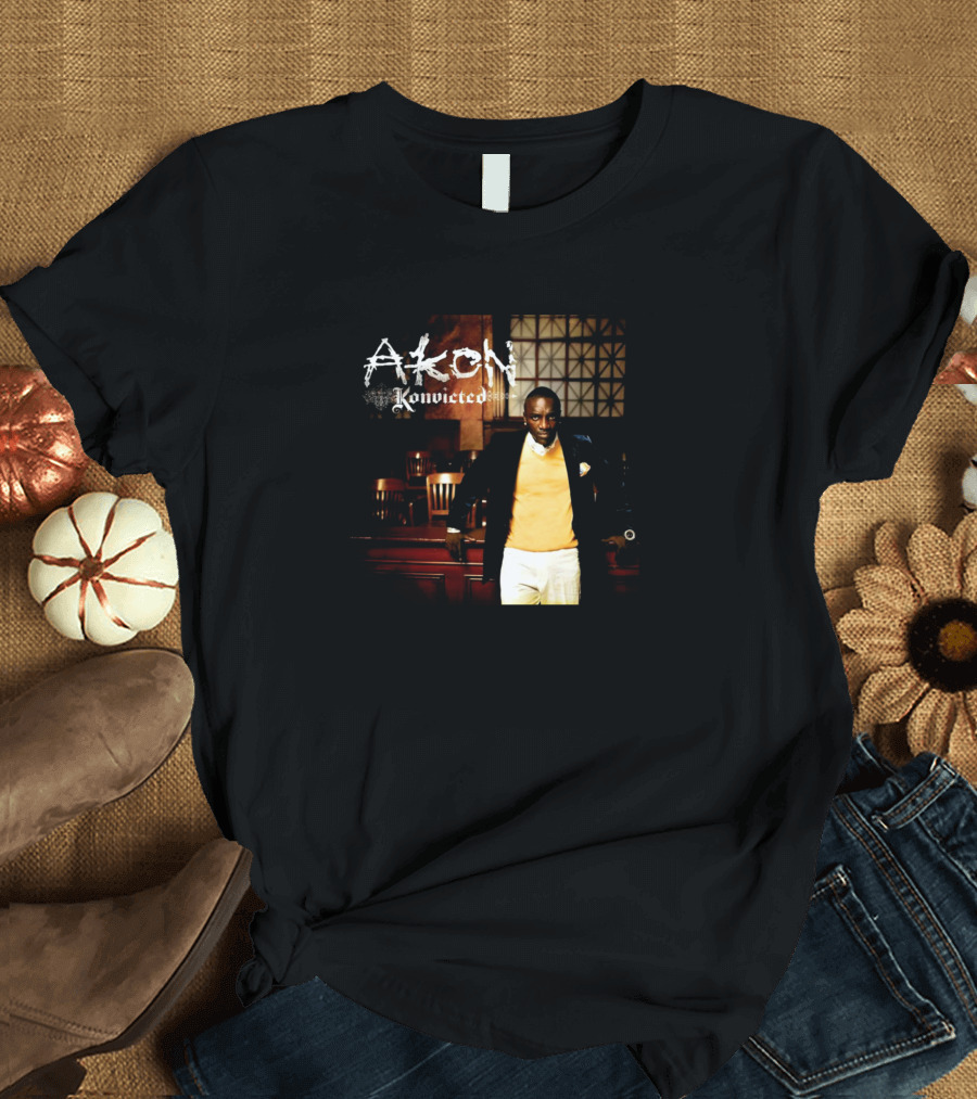Akon Konvicted Album Cover T-Shirt