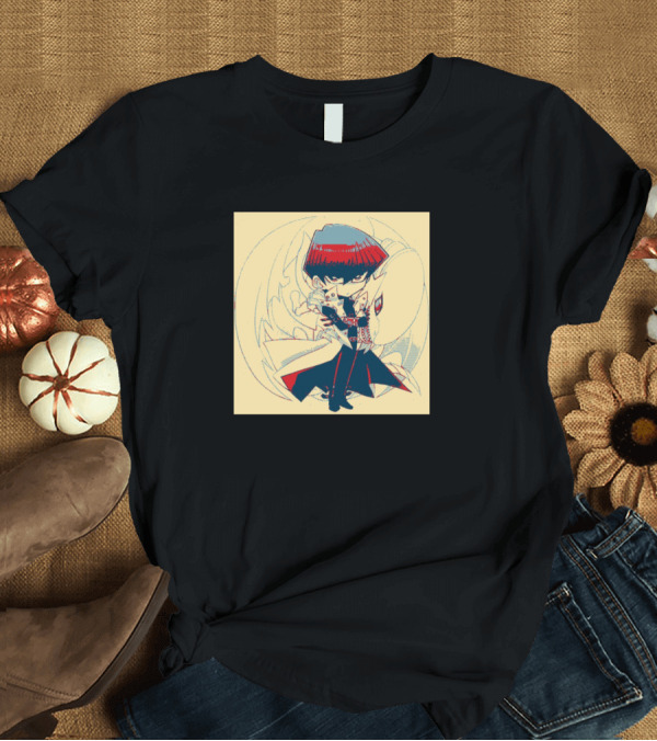T-Shirt: Seto Kaiba Yu-Gi-Oh Chibi Character Holding Blue-Eyes White Dragon T-Shirt Seto Kaiba Yu-Gi-Oh Chibi Character Holding Blue-Eyes White Dragon T-Shirt