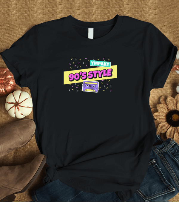 T-Shirt: Ympakt 90's Style Cassette Confetti T-Shirt Ympakt 90's Style Cassette Confetti T-Shirt