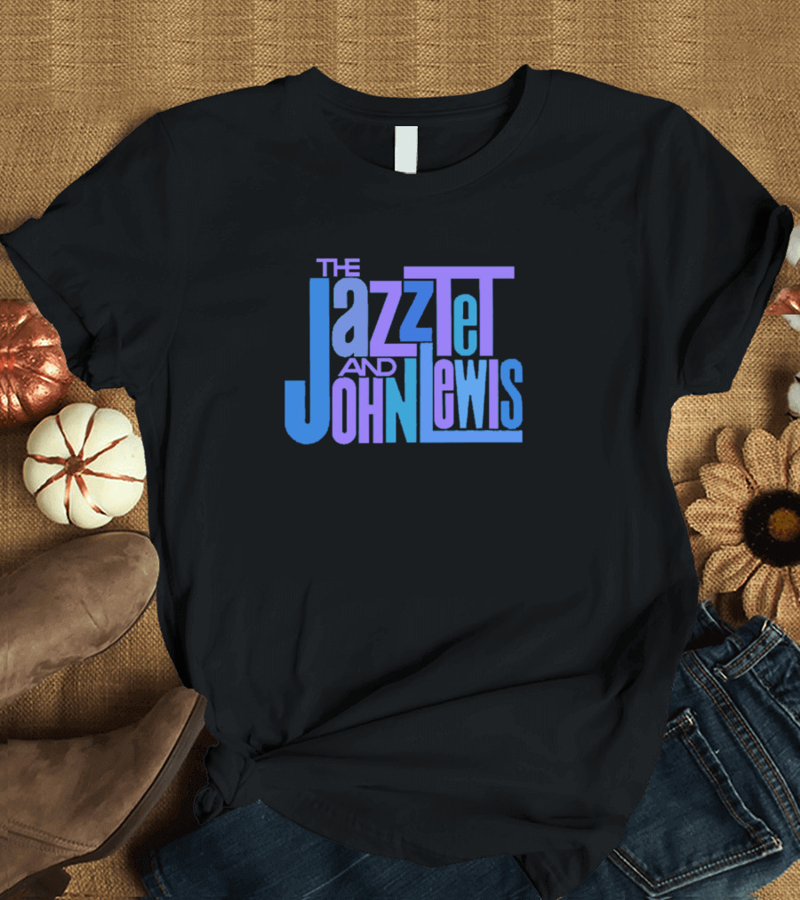 The Jazztet and John Lewis Retro Typography T-Shirt