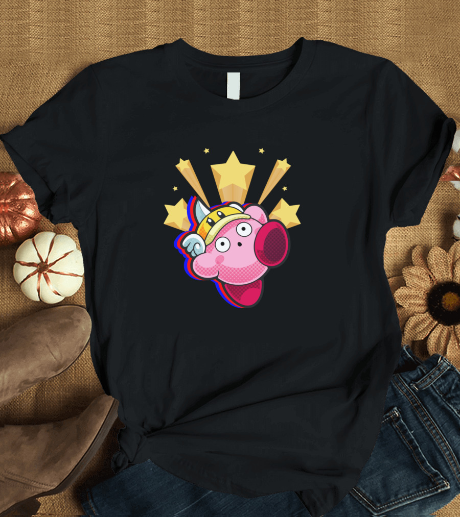 Kirby Poyo Viking Stars Adventure T-Shirt