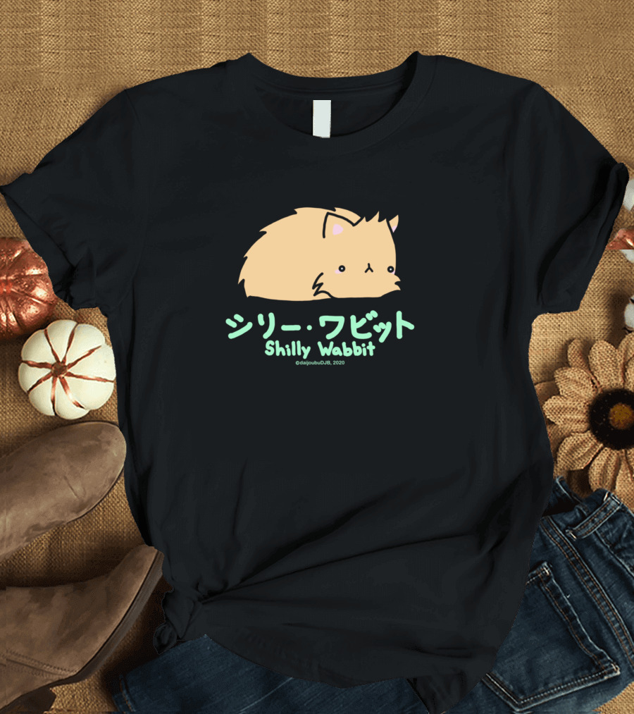 Shilly Wabbit Cute Lionhead Bunny Rabbit Roro Wabbit T-Shirt