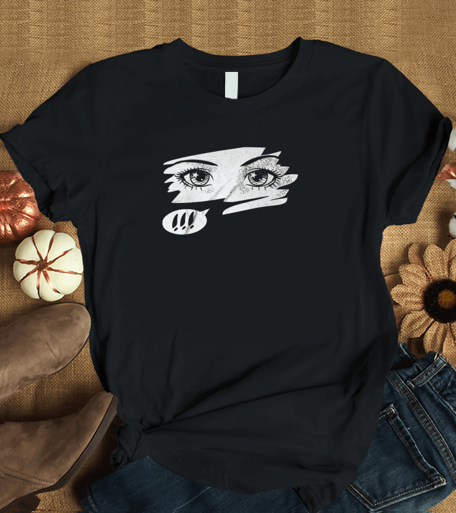 Women Anime Eyes Exclamation Manga T-Shirt