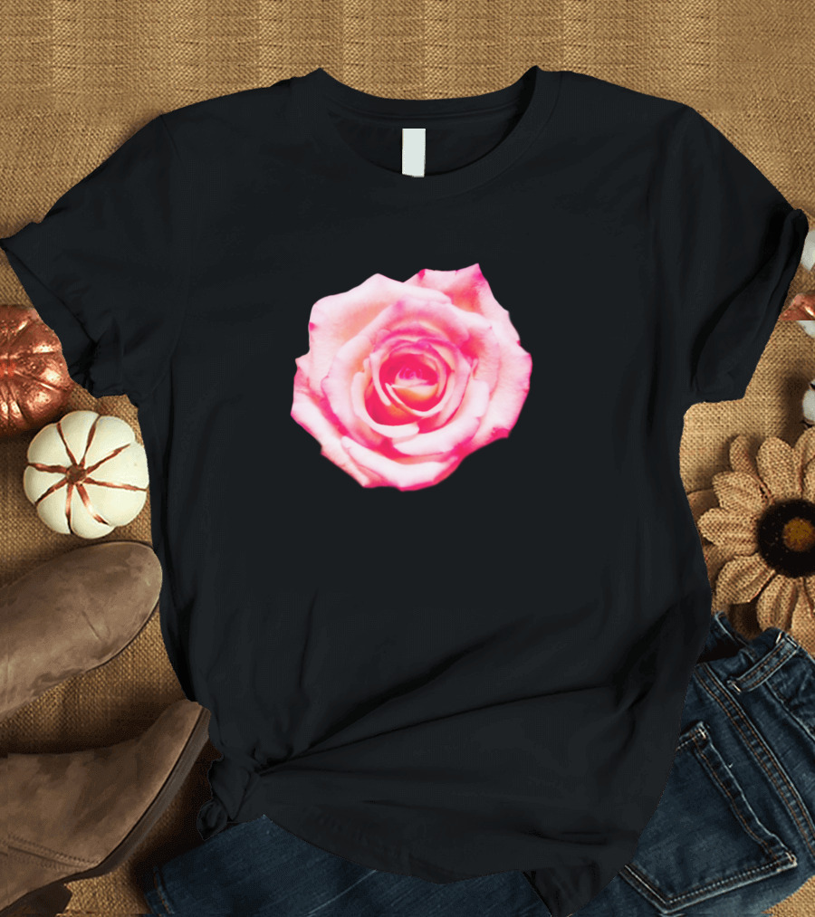 Pink Rose Flower T-Shirt