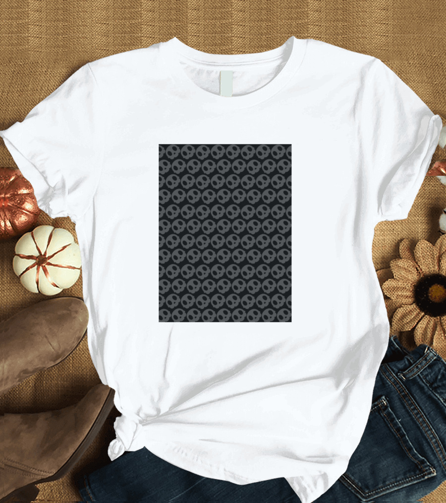 Baby Skull Pattern Repeating T-Shirt
