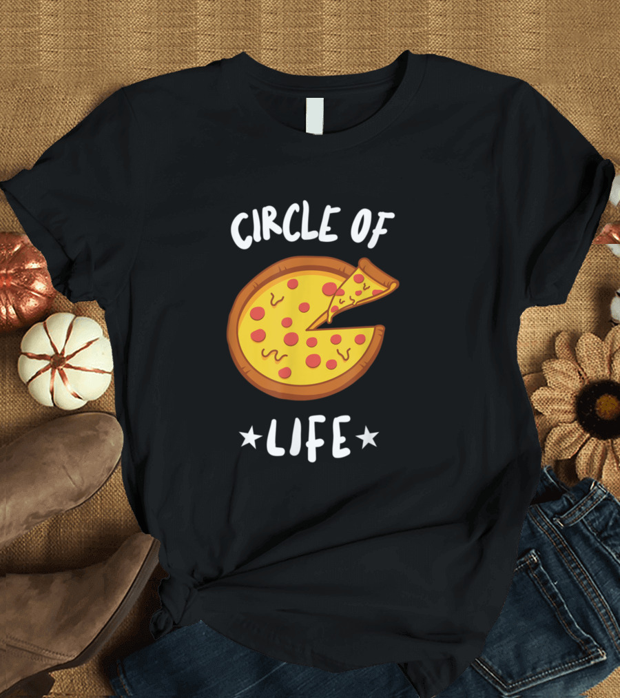 Circle of Life Pizza Slice Fun T-Shirt