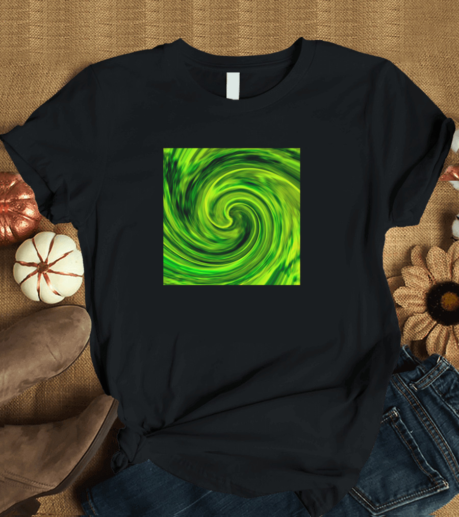 Legecy Texture Green Swirl T-Shirt