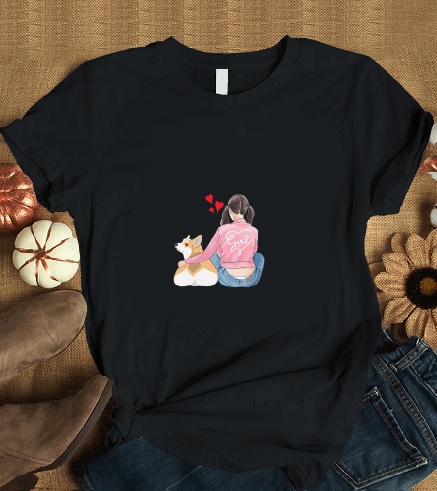 Sometimes Cuddling With My Corgi Girl Is The Only Cure For A Bad Day T-Shirt