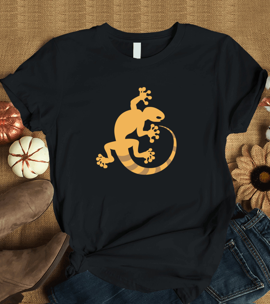 Yellow Striped Lizard T-Shirt
